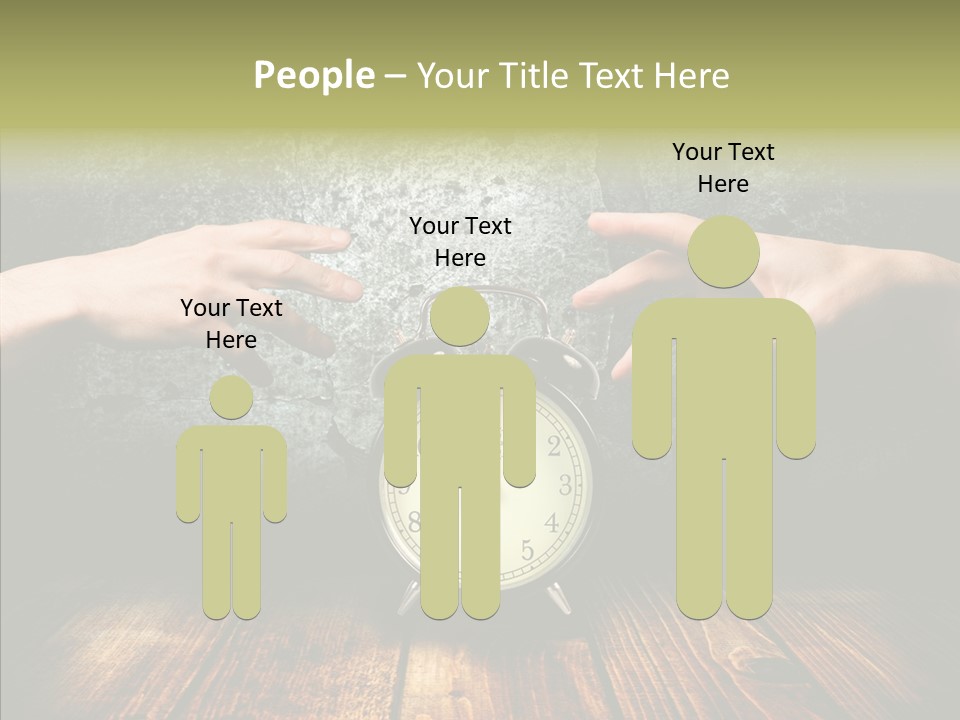 Anxiety Concepts Past PowerPoint Template