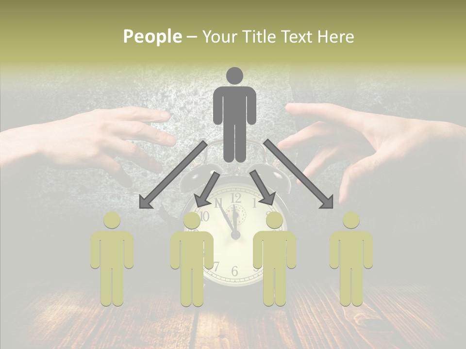 Anxiety Concepts Past PowerPoint Template