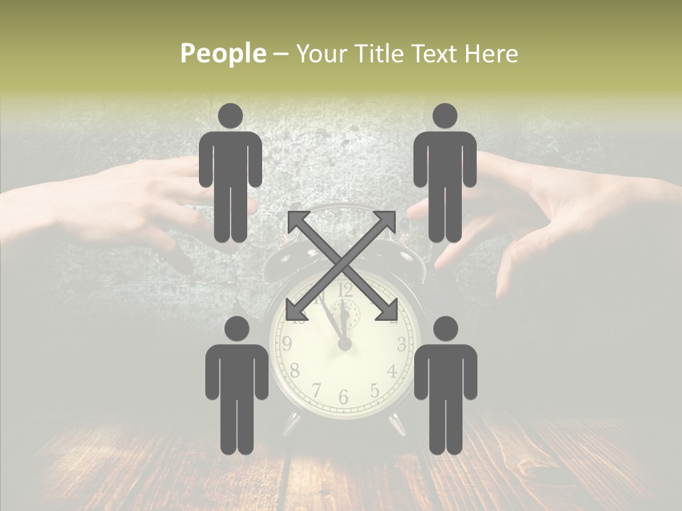 Anxiety Concepts Past PowerPoint Template