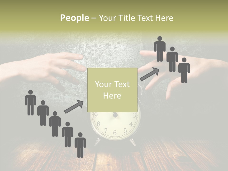 Anxiety Concepts Past PowerPoint Template