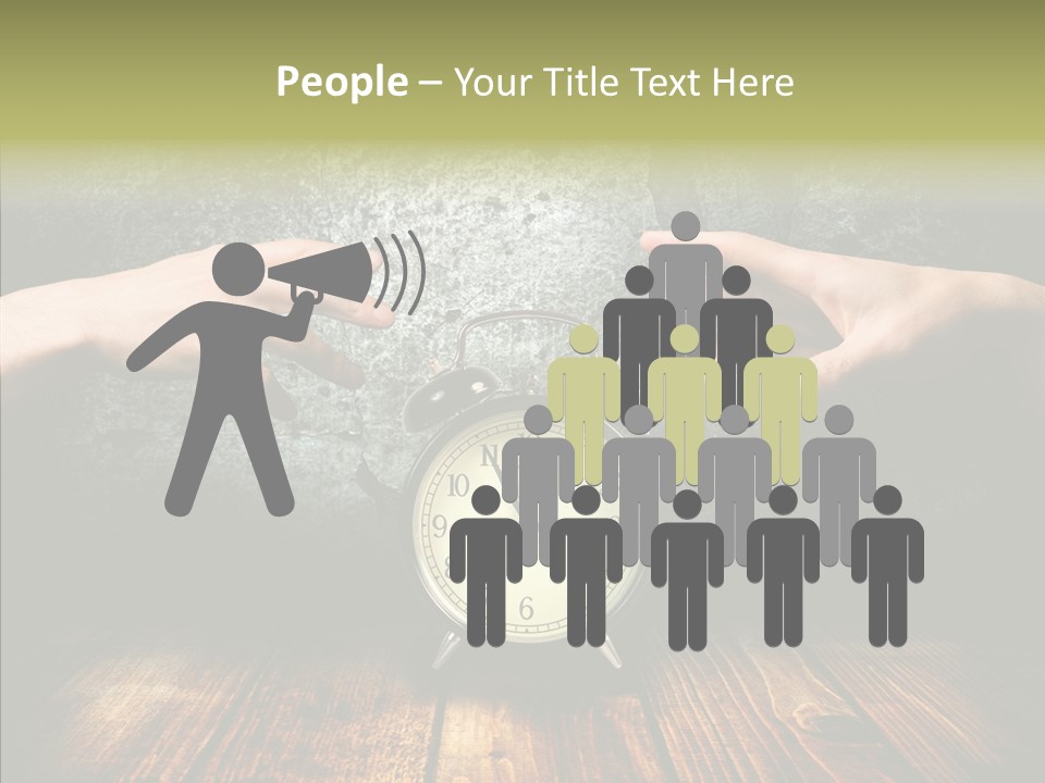 Anxiety Concepts Past PowerPoint Template