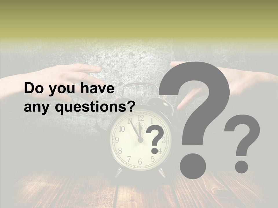 Anxiety Concepts Past PowerPoint Template