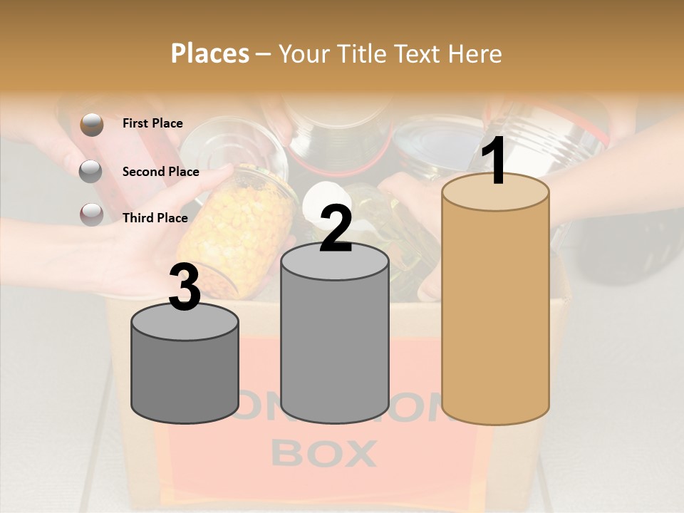 Human Give Donate PowerPoint Template