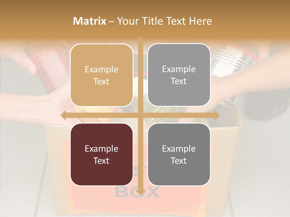 Human Give Donate PowerPoint Template