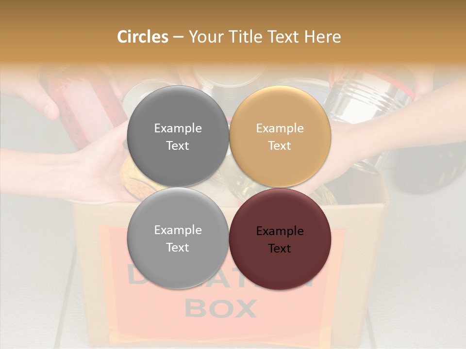 Human Give Donate PowerPoint Template