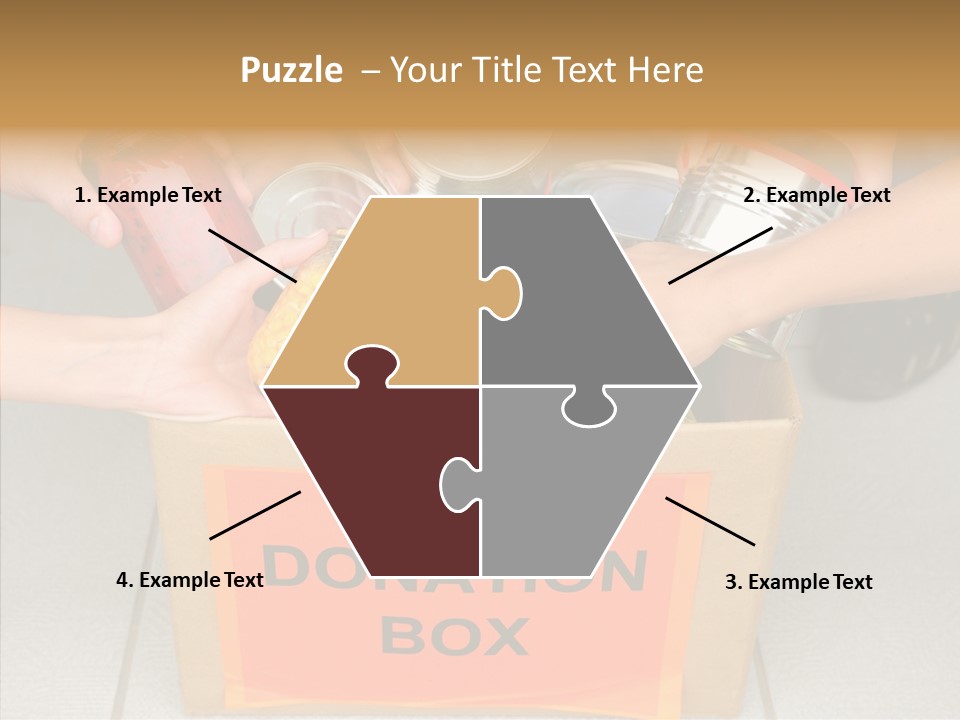 Human Give Donate PowerPoint Template