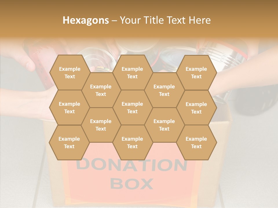 Human Give Donate PowerPoint Template