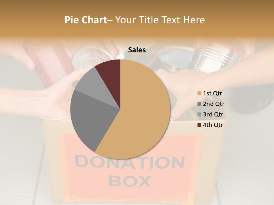Human Give Donate PowerPoint Template