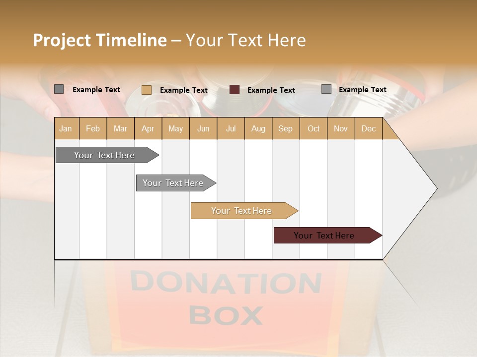 Human Give Donate PowerPoint Template