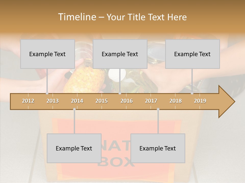 Human Give Donate PowerPoint Template