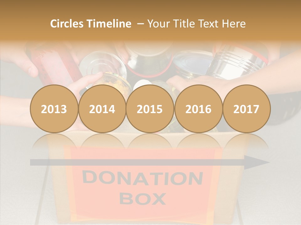 Human Give Donate PowerPoint Template