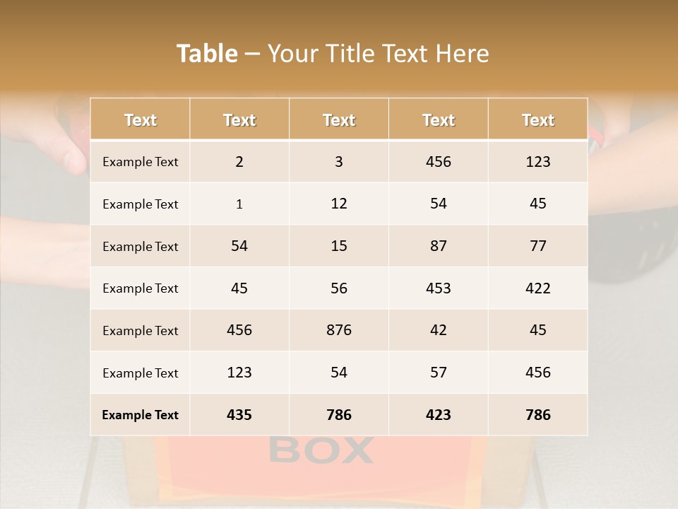 Human Give Donate PowerPoint Template