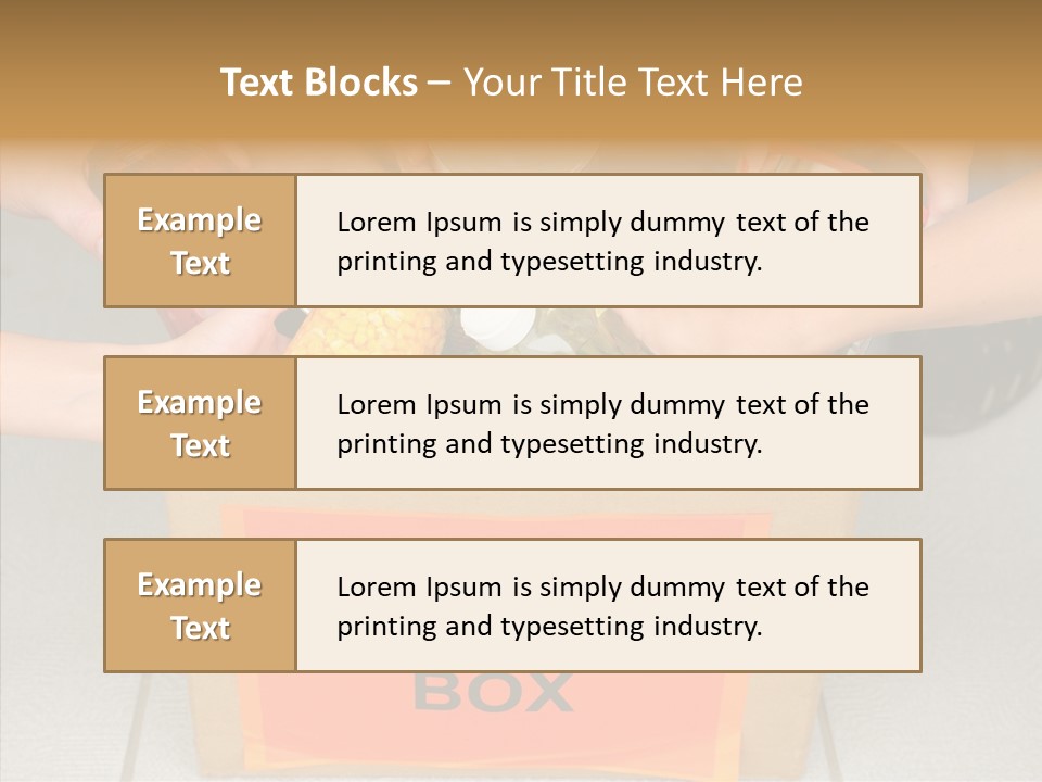 Human Give Donate PowerPoint Template