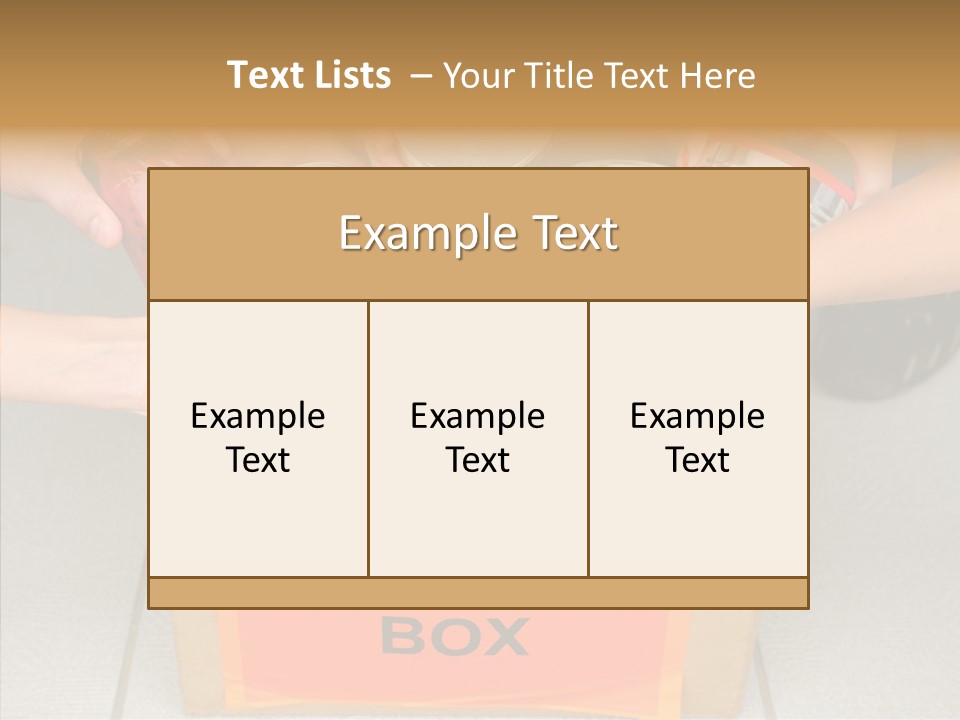 Human Give Donate PowerPoint Template