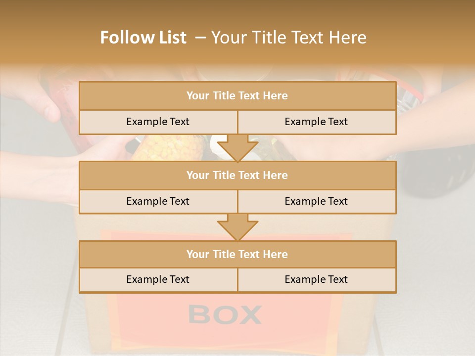 Human Give Donate PowerPoint Template