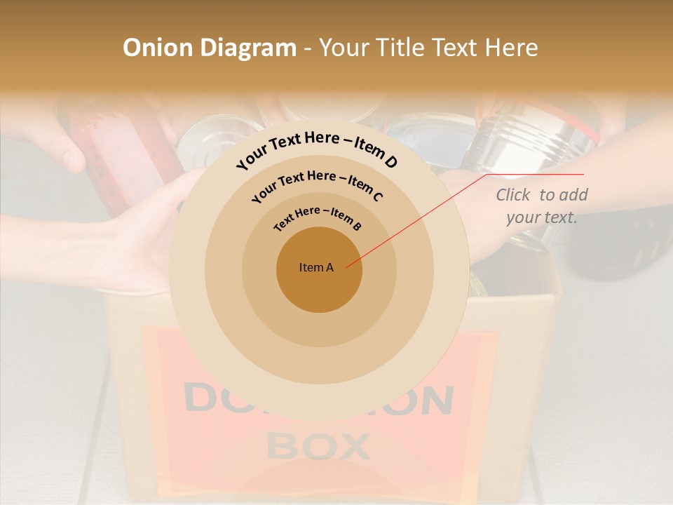 Human Give Donate PowerPoint Template