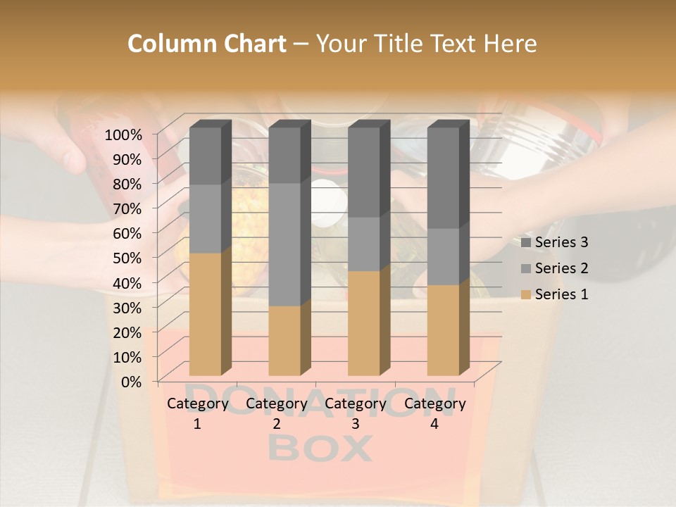Human Give Donate PowerPoint Template