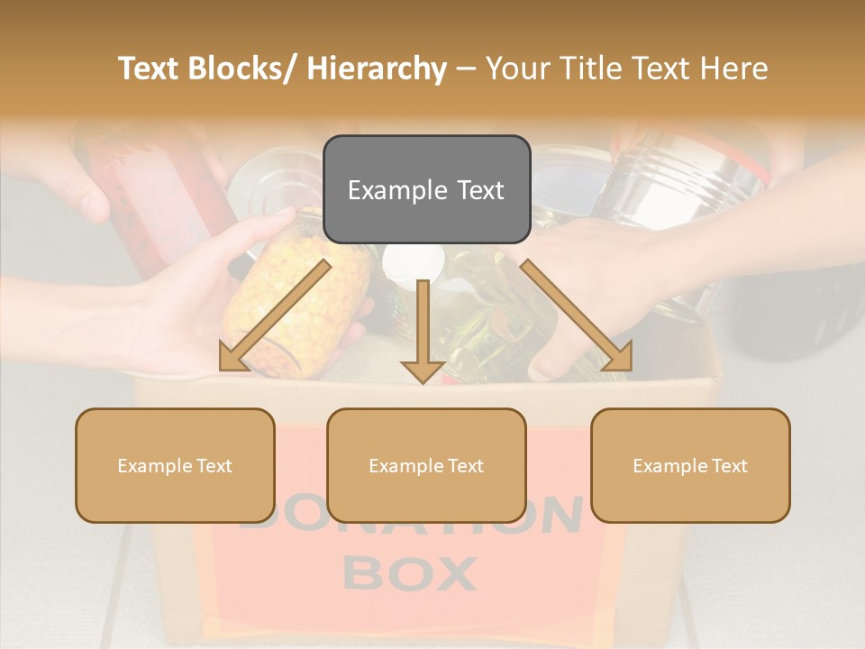 Human Give Donate PowerPoint Template