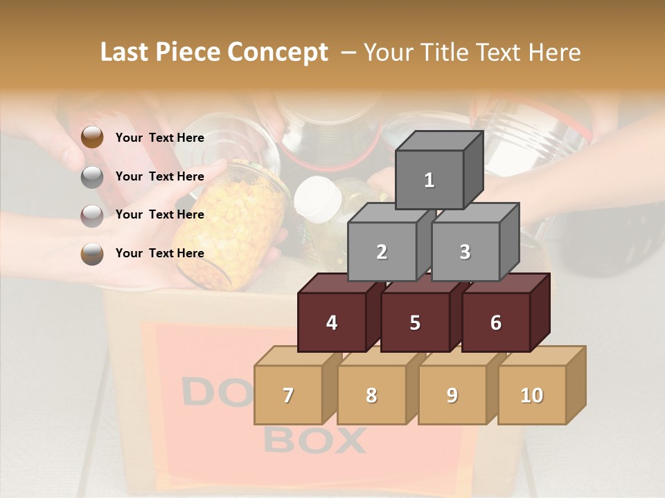 Human Give Donate PowerPoint Template