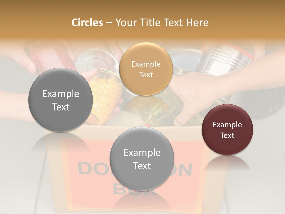 Human Give Donate PowerPoint Template