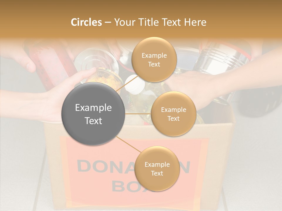Human Give Donate PowerPoint Template