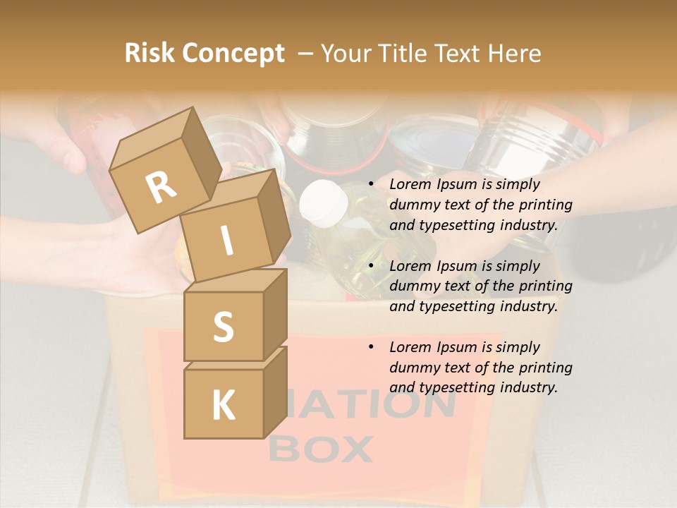 Human Give Donate PowerPoint Template