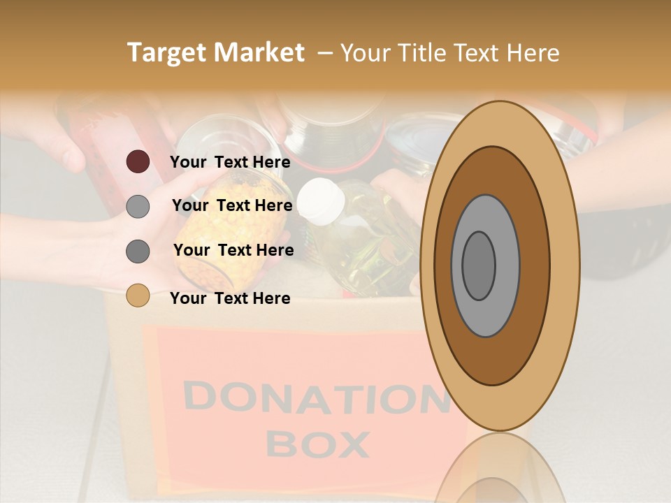 Human Give Donate PowerPoint Template