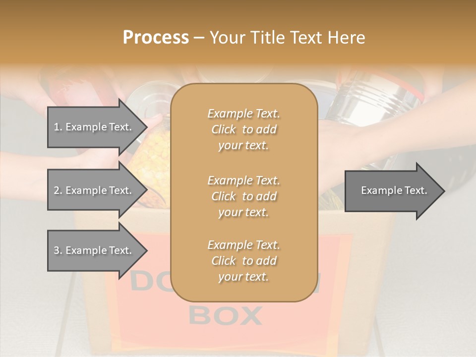 Human Give Donate PowerPoint Template