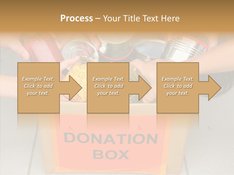 Human Give Donate PowerPoint Template