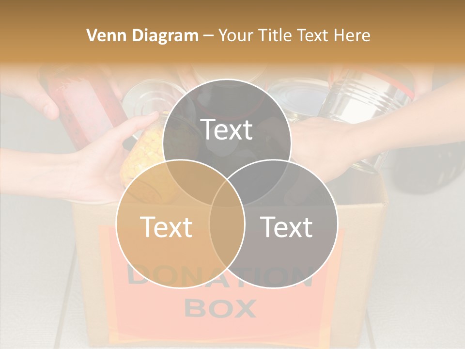 Human Give Donate PowerPoint Template