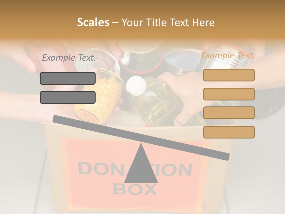 Human Give Donate PowerPoint Template