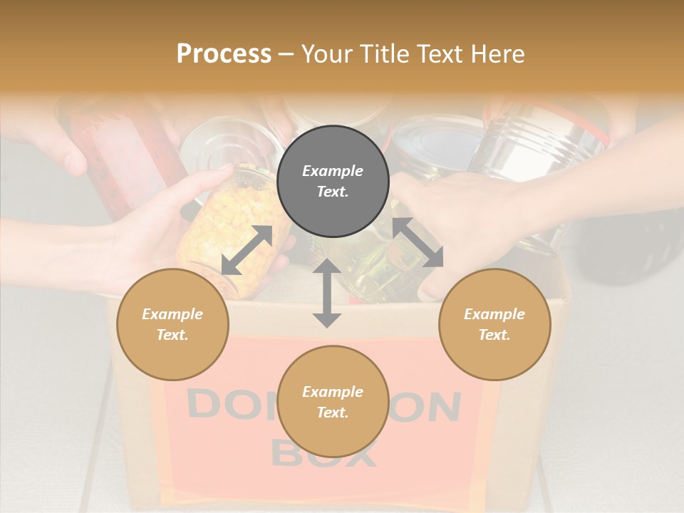 Human Give Donate PowerPoint Template
