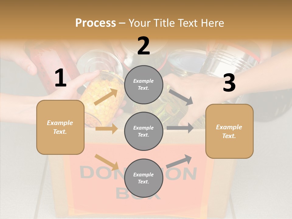 Human Give Donate PowerPoint Template