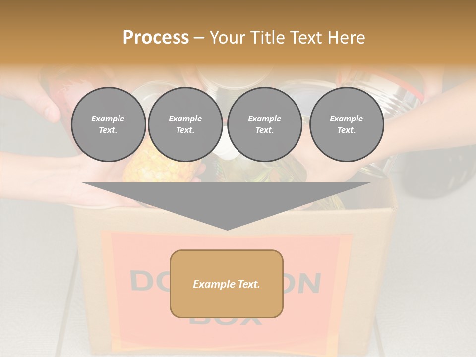 Human Give Donate PowerPoint Template