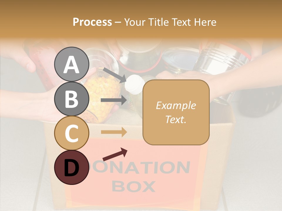 Human Give Donate PowerPoint Template