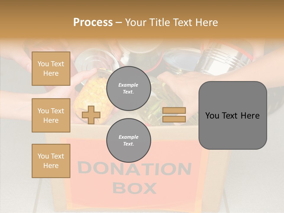 Human Give Donate PowerPoint Template