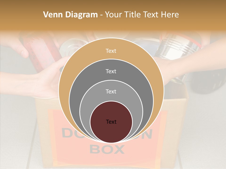 Human Give Donate PowerPoint Template
