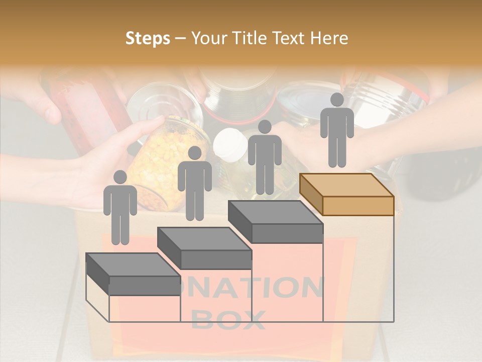 Human Give Donate PowerPoint Template