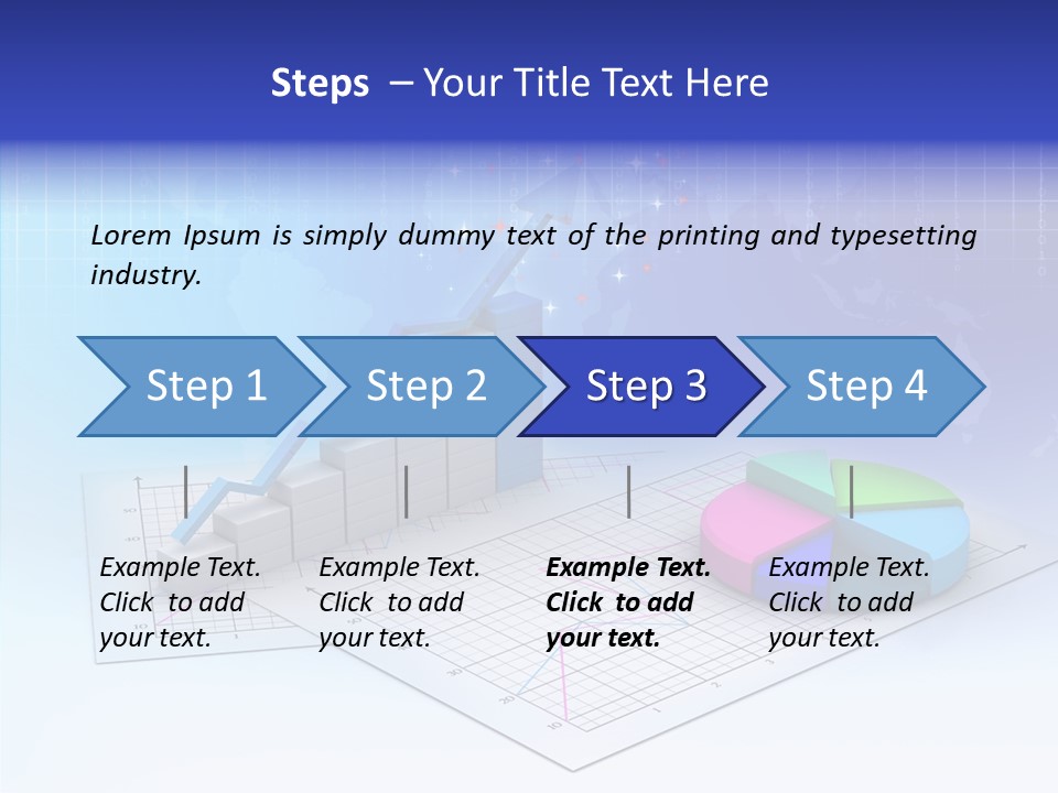 Business Graph PowerPoint Template