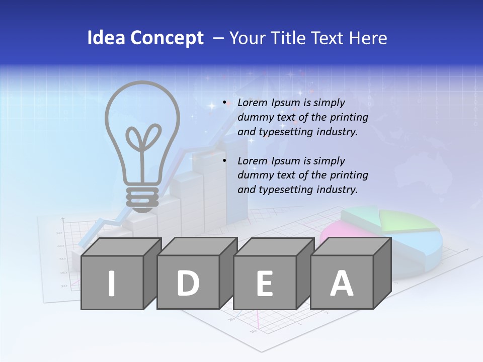 Business Graph PowerPoint Template