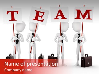 Render Communication Team PowerPoint Template