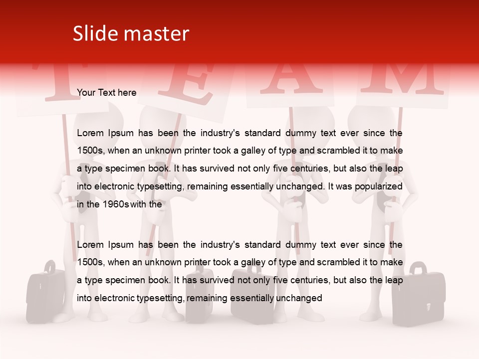 Render Communication Team PowerPoint Template