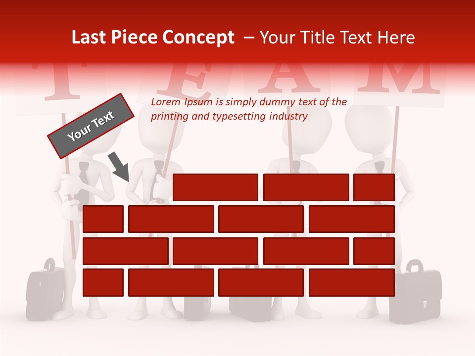 Render Communication Team PowerPoint Template