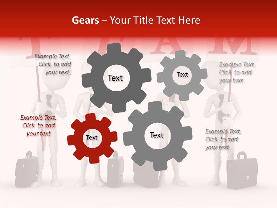 Render Communication Team PowerPoint Template