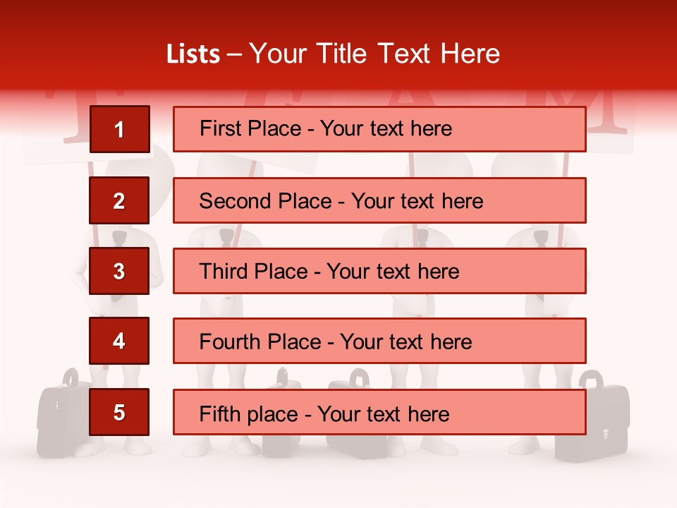 Render Communication Team PowerPoint Template