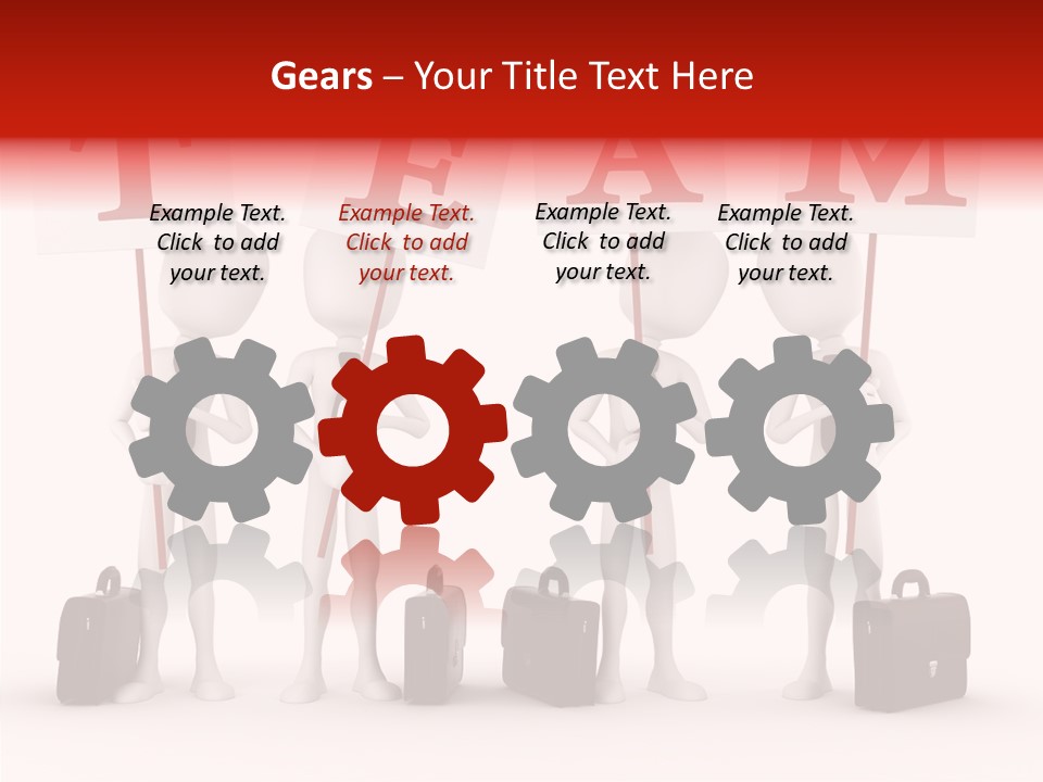 Render Communication Team PowerPoint Template