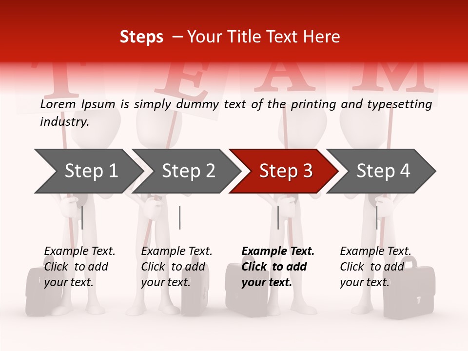 Render Communication Team PowerPoint Template