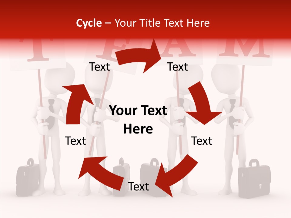 Render Communication Team PowerPoint Template