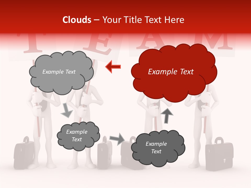 Render Communication Team PowerPoint Template