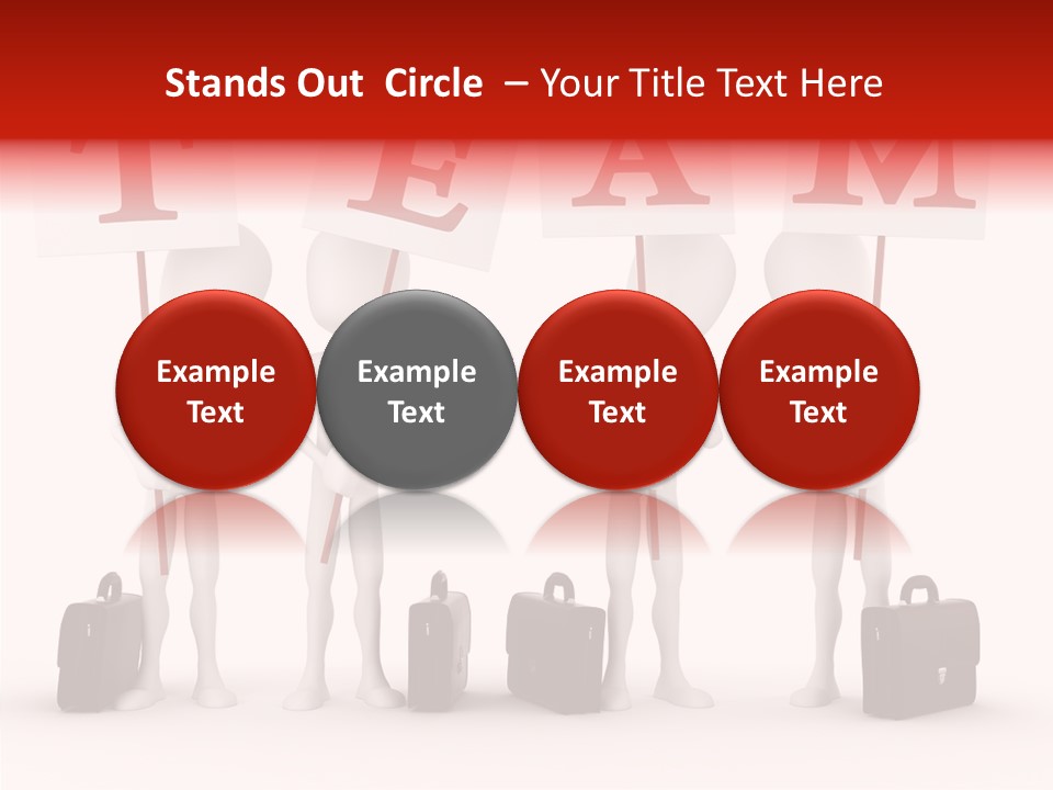 Render Communication Team PowerPoint Template